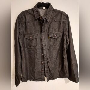 Men's Black Denim Jacket